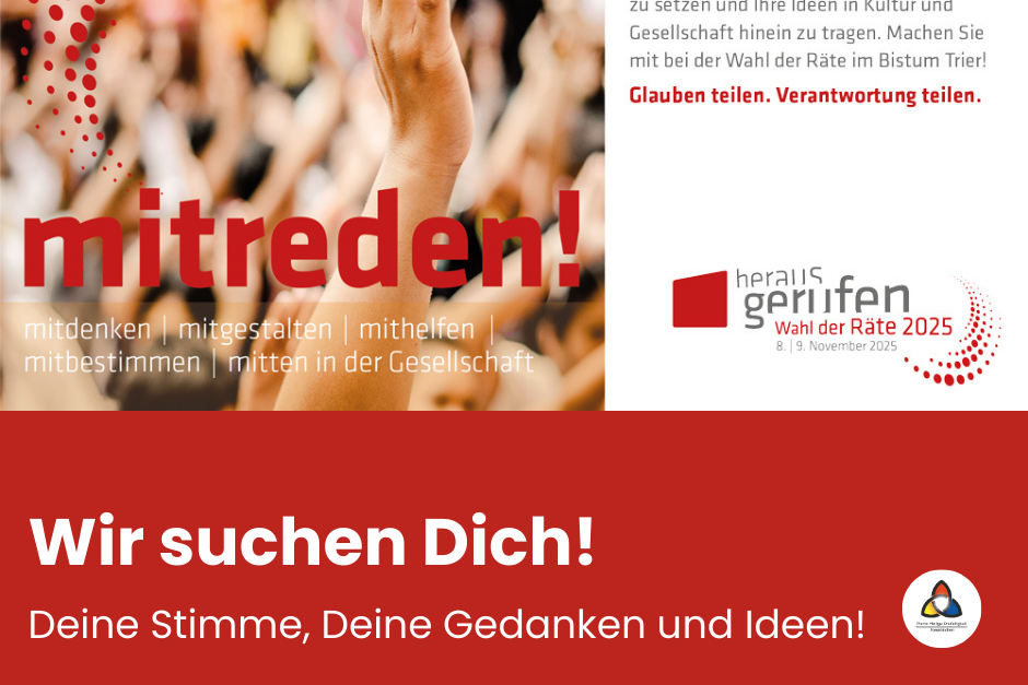 Bild zur Pfarrgemeinderatswahl 2025, erhobene Hände bei Abstimmung