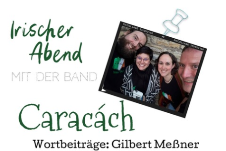 Plakat zum Konzert mit Caracách