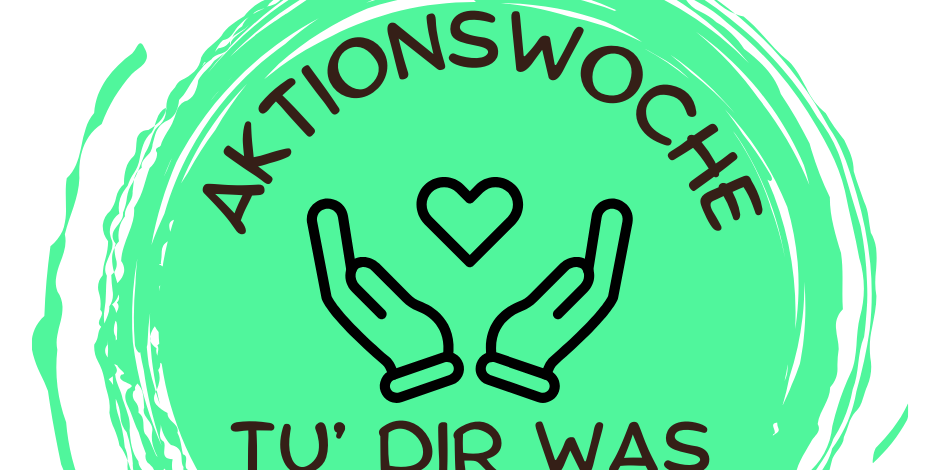 Logo der Aktionswoche Farbklecks in mint.