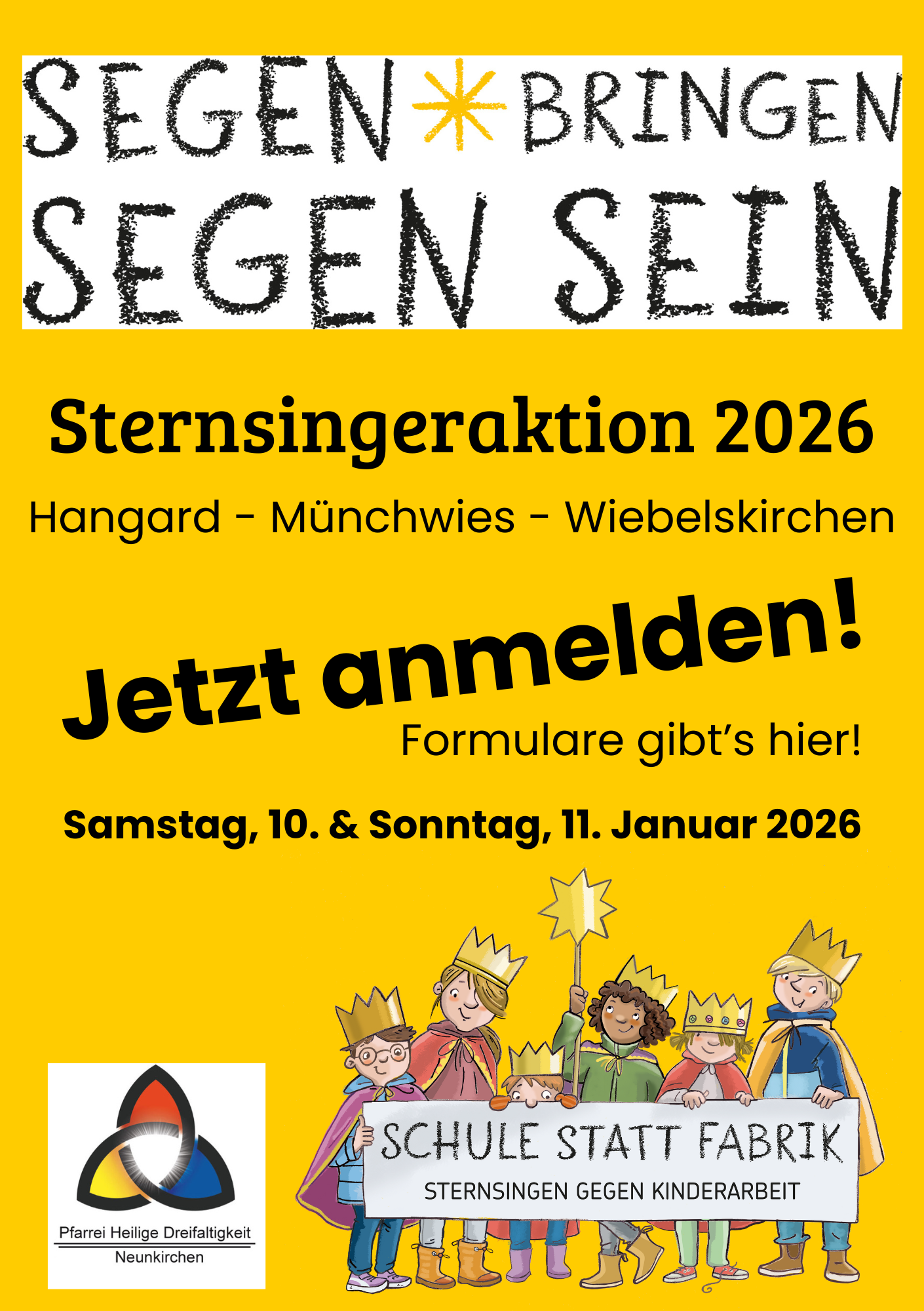 Infoplakat zur Sternsingeraktion 2026 (c) Markus Krastl Infoplakat zur Sternsingeraktion 2026